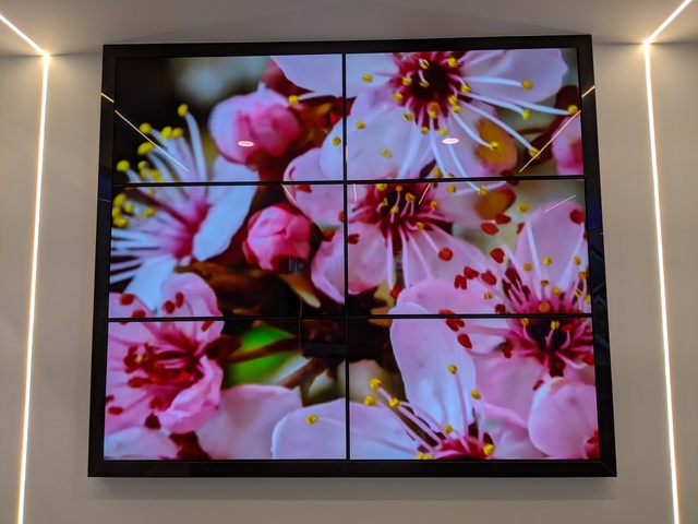 Example of Corollarium video wall running