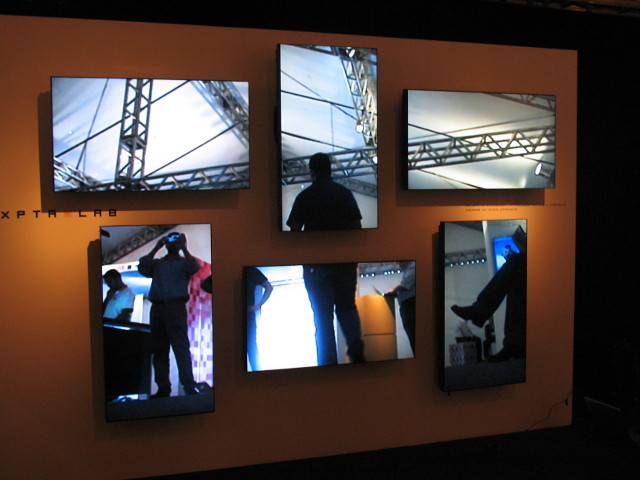 Example of Corollarium video wall running